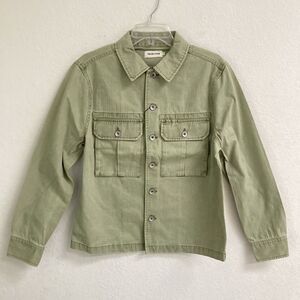 Taylor Stitch Olive Green Lightweight Shirt Jacket